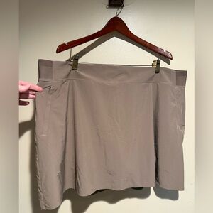 Athleta Taupe Athletic Skort